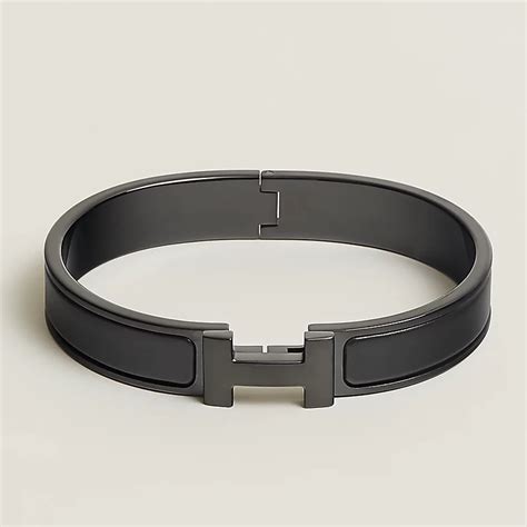 hermes bracelet nail|Hermes black enamel bracelet.